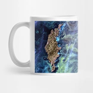 Algae bloom in the Baltic Sea, satellite image (C045/6535) Mug